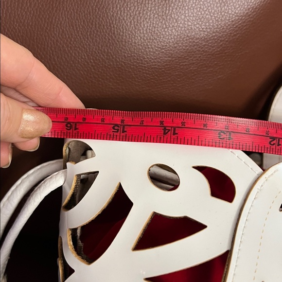 REPLICA - Ralph Lauren Red and Cream Tote Bag - Picture 12 of 15